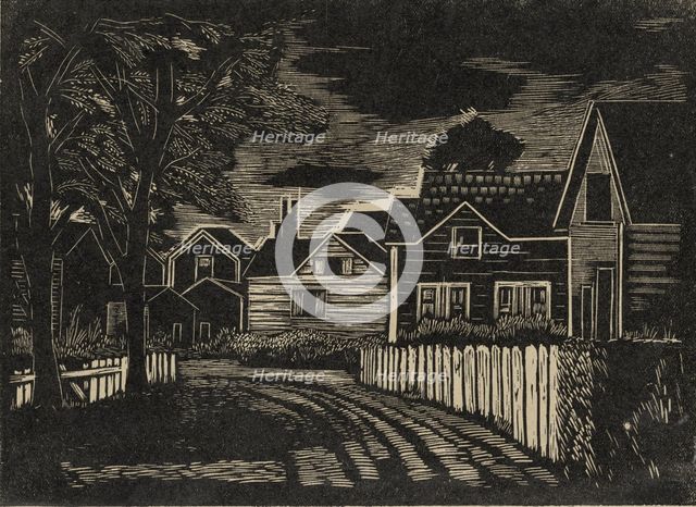 Provincetown Street, ca.1935 - 1943. Creator: James Lesesne Wells.