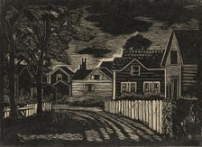 Provincetown Street, ca.1935 - 1943. Creator: James Lesesne Wells