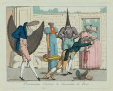 Provinciaux visitant les curiosités de Paris (Provinicials Visiting the Curiosities of Paris), c. 18 Creator: Unknown