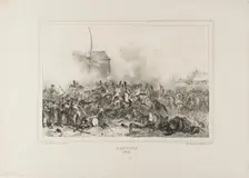 Provins 1814, 1833. Creator: Auguste Raffet