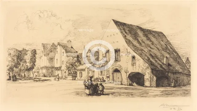 Provins (Seine et Marne), 1910. Creator: Auguste Lepere.