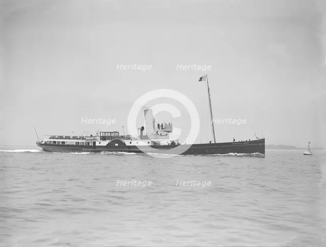 'PS Princess Mary', June 1911.  Creator: Kirk & Sons of Cowes.