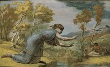 Psyche at the Stream, mid 19th century. Artist: Edward Calvert