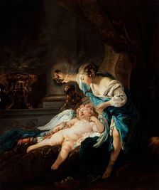 Psyche and Cupid. Creator: Ecole Francaise