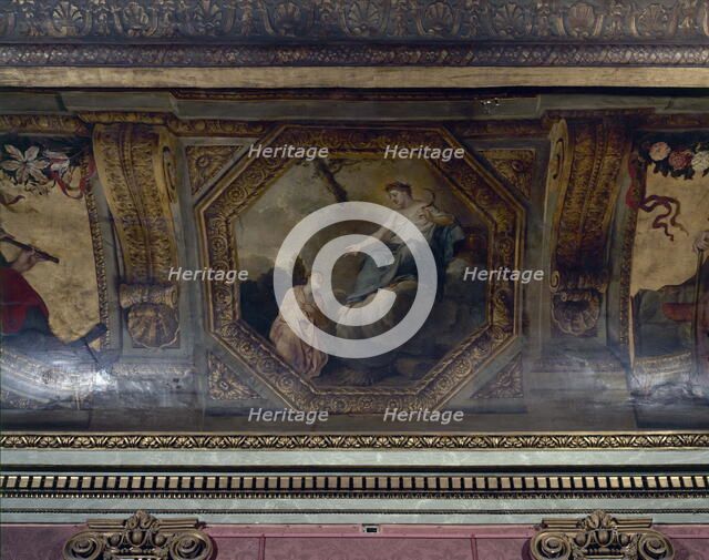 Psyche implores Ceres for protection from Venus' revenge, between 1652 and 1655. Creator: Charles le Brun.