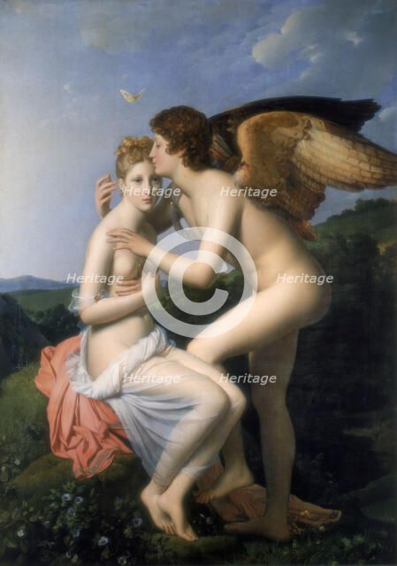 'Psyche Receiving the First Kiss of Cupid', 1798. Artist: Francois Pascal Simon Gerard