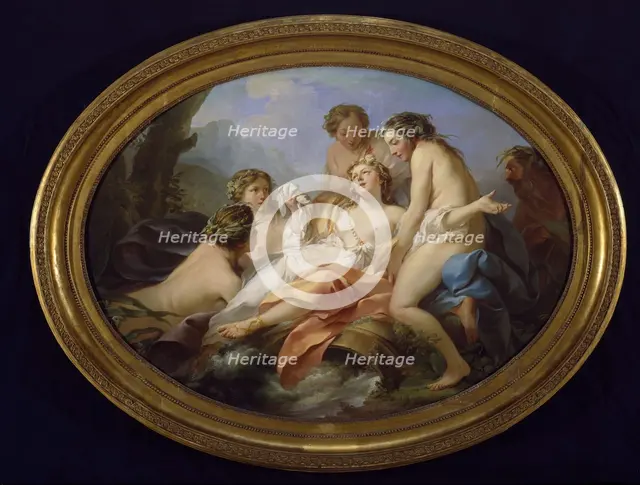 Psyche Rescued by Naiads, 1750.  Creator: Jean-Baptiste-Marie Pierre.