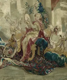 Psyche's Entrance into Cupid's Palace from the Story of Psyche, Beauvais, 1756/63. Creator: Manufacture Royale de Beauvais