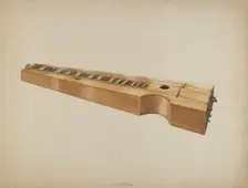 Psalmodicon, c. 1937. Creator: Wilbur M Rice