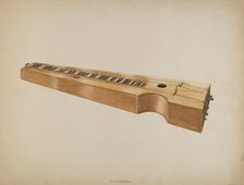 Psalmodicon, c. 1937. Creator: Wilbur M Rice