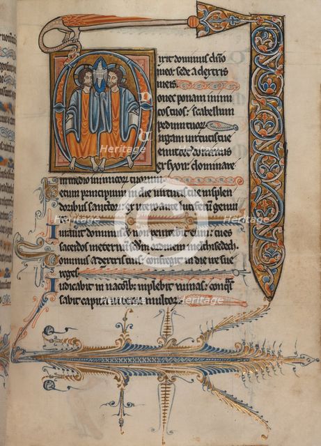 Psalter,  c.1240. Creator: Workshop of William de Braile.