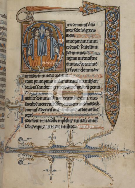 Psalter,  c.1240. Creator: Workshop of William de Braile.