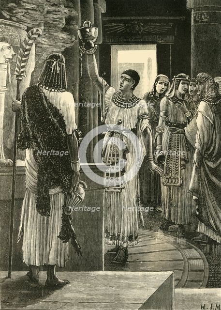 'Psammetichus and the Bronze Helmet', 1890.   Creator: Unknown.