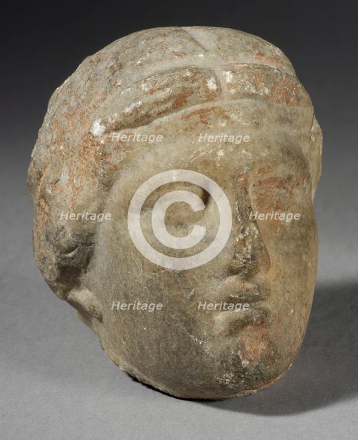 Ptolemaic Ruler Head, Greco-Roman Period (332-31 BCE). Creator: Unknown.