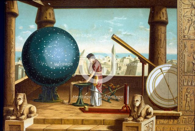 Ptolemy, Claudius (90 - 168), Greek astronomer, mathematician and geographer,  Alexandria..., 1883. Creator: Unknown.