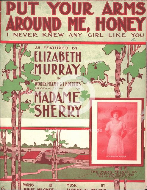 'Put Your Arms Around Me, Honey (I Never Knew Any Girl Like You)', 1910. Creator: Unknown.