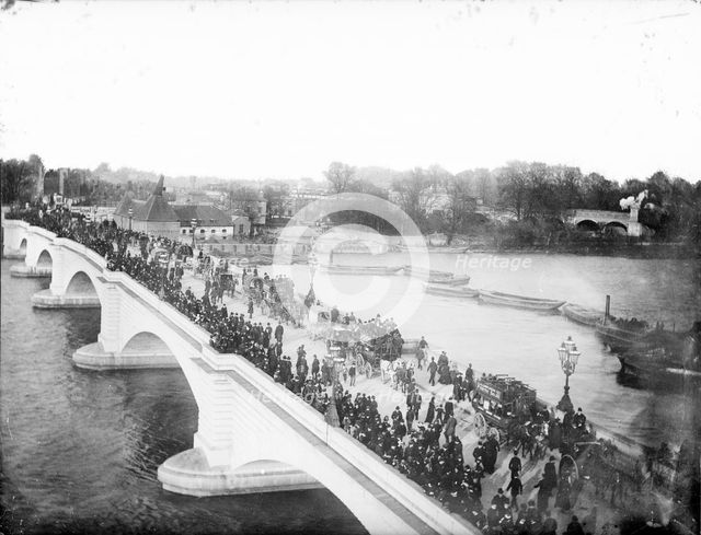 Putney New Bridge, Putney, Greater London, 1888. Artist: Henry Taunt