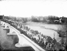 Putney New Bridge, Putney, Greater London, 1888. Artist: Henry Taunt