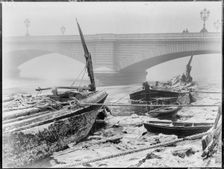 Putney Bridge, Putney, Wandsworth, Greater London Authority, 1884-1899. Creator: William O Field