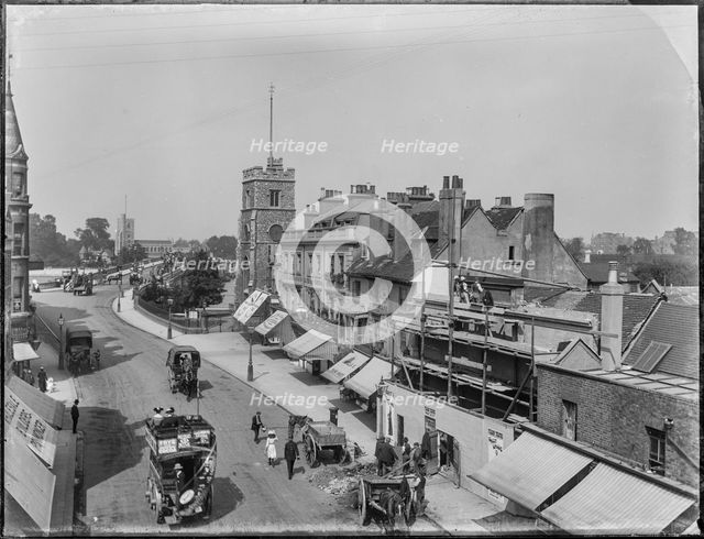 Putney High Street, Putney, Wandsworth, Greater London Authority, 1902. Creator: William O Field.