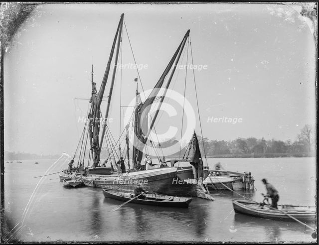 Putney Reach, Wandsworth, Greater London Authority, 1870-1899. Creator: William O Field.