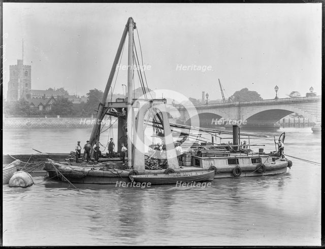Putney Reach, Wandsworth, Greater London Authority, 1906. Creator: William O Field.