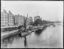 Putney Reach, Wandsworth, Greater London Authority, c1905. Creator: William O Field