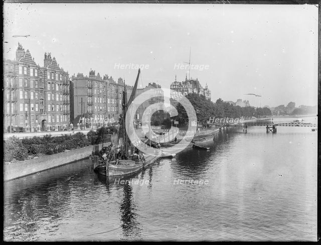Putney Reach, Wandsworth, Greater London Authority, c1905. Creator: William O Field.