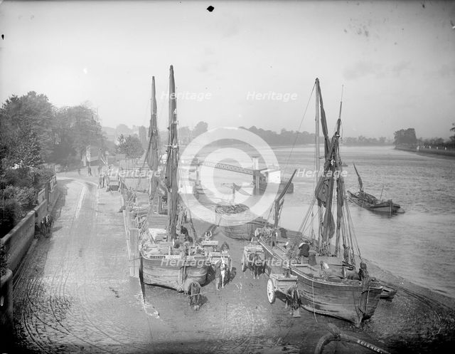 Putney Wharf, Putney, Greater London, 1895. Artist: Henry Taunt