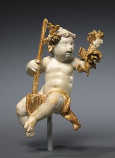 Putto as Spring, c. 1765. Creator: Ferdinand Tietz (Austrian, 1708-1777)
