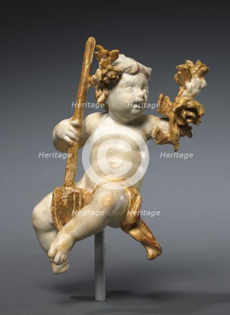 Putto as Spring, c. 1765. Creator: Ferdinand Tietz (Austrian, 1708-1777).