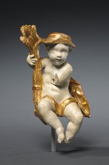 Putto as Summer, c. 1765. Creator: Ferdinand Tietz (Austrian, 1708-1777)