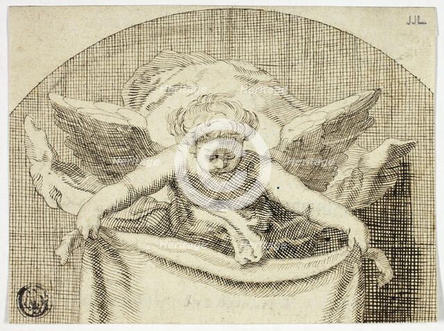 Putto Holding Sudarium, n.d. Creator: Unknown.