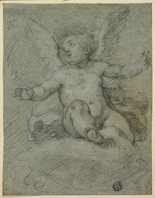 Putto Seated on Clouds, 1600/12. Creator: Dionisio Calvaert
