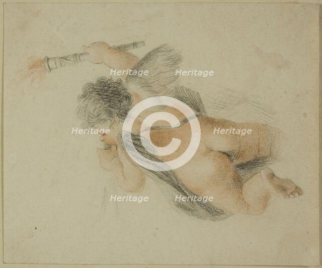 Putto with Torch, n.d. Creator: Giovanni Battista Cipriani.