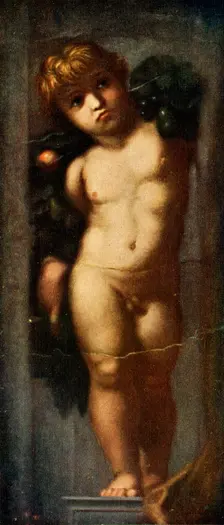 Putto with Garland c1510, (c1912). Artist: Raphael
