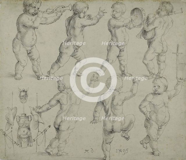 Putti, 1495. Creator: Dürer, Albrecht (1471-1528).