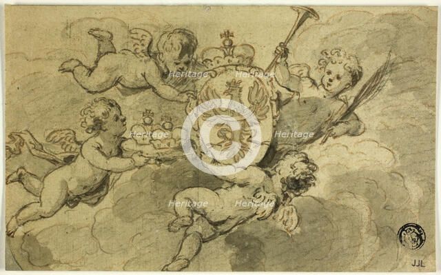 Putti and Coat of Arms, n.d. Creator: Gerard de Lairesse.