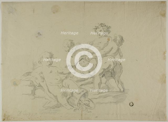 Putti Bacchanal, n.d. Creator: Carlo Amalfi.