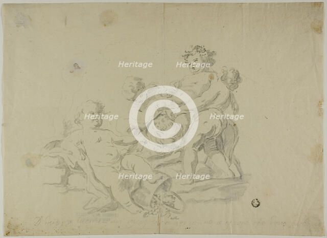 Putti Bacchanal, n.d. Creator: Carlo Amalfi.