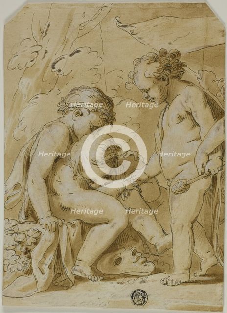 Putti Bacchanale, n.d. Creator: Unknown.