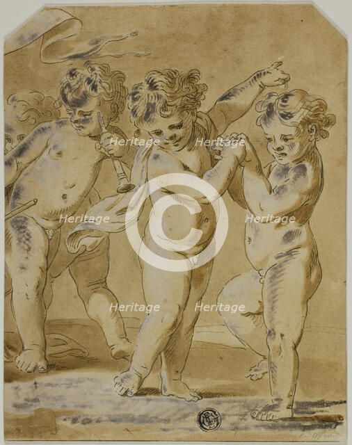 Putti Bacchanale, n.d. Creator: Unknown.