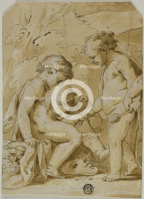 Putti Bacchanale, n.d. Creator: Unknown.