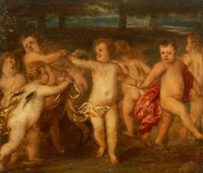 Putti Doing a Roundelay, 18th century - 19th century. Creator: Follower of Anthony van Dyck