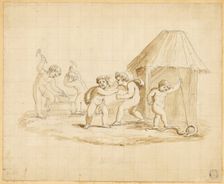 Putti Enacting Mythological Scenes, n.d. Creator: Lady Diana Spencer