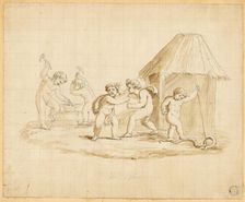 Putti Enacting Mythological Scenes, n.d. Creator: Lady Diana Spencer