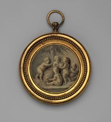 Putti Harvesting Wheat. Creator: Style of Piat Joseph Sauvage (French, late 18th century)