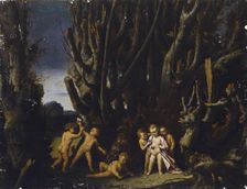 Putti in a Landscape, 1642. Creator: Antonio Maria Vassallo