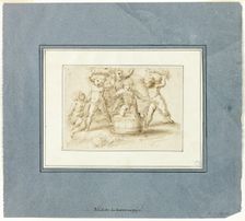 Putti Making Wine, n.d. Creator: Unknown
