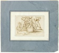 Putti Making Wine, n.d. Creator: Unknown